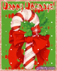 Happy Holidays Candycane