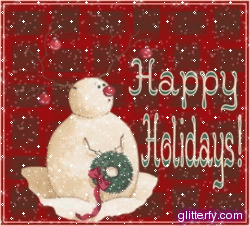Happy Holidays Snowman